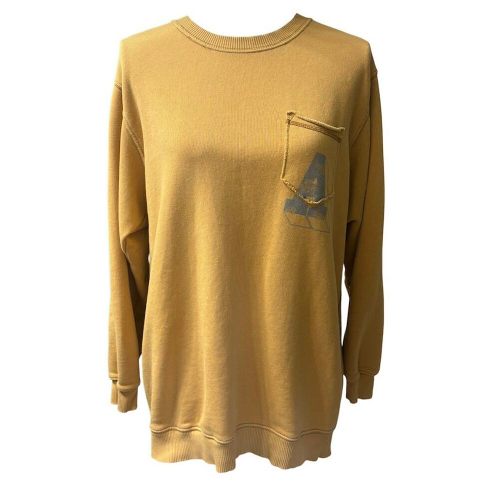 Aerie Women's Size XS Camel Brown/Tan Pullover Long Sleeve Top Shirt A Pocket